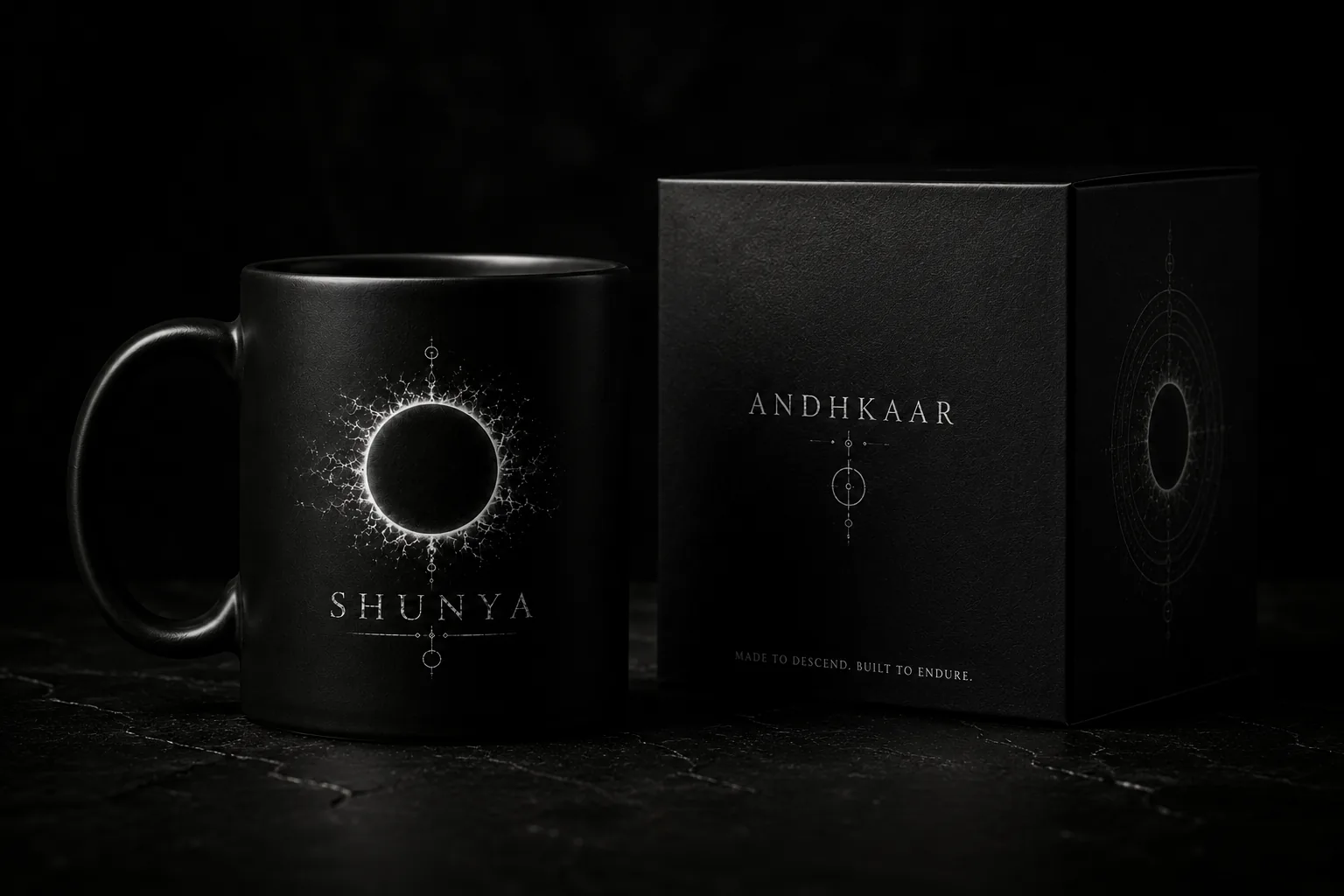 Shunya ceramic cup — packaging
