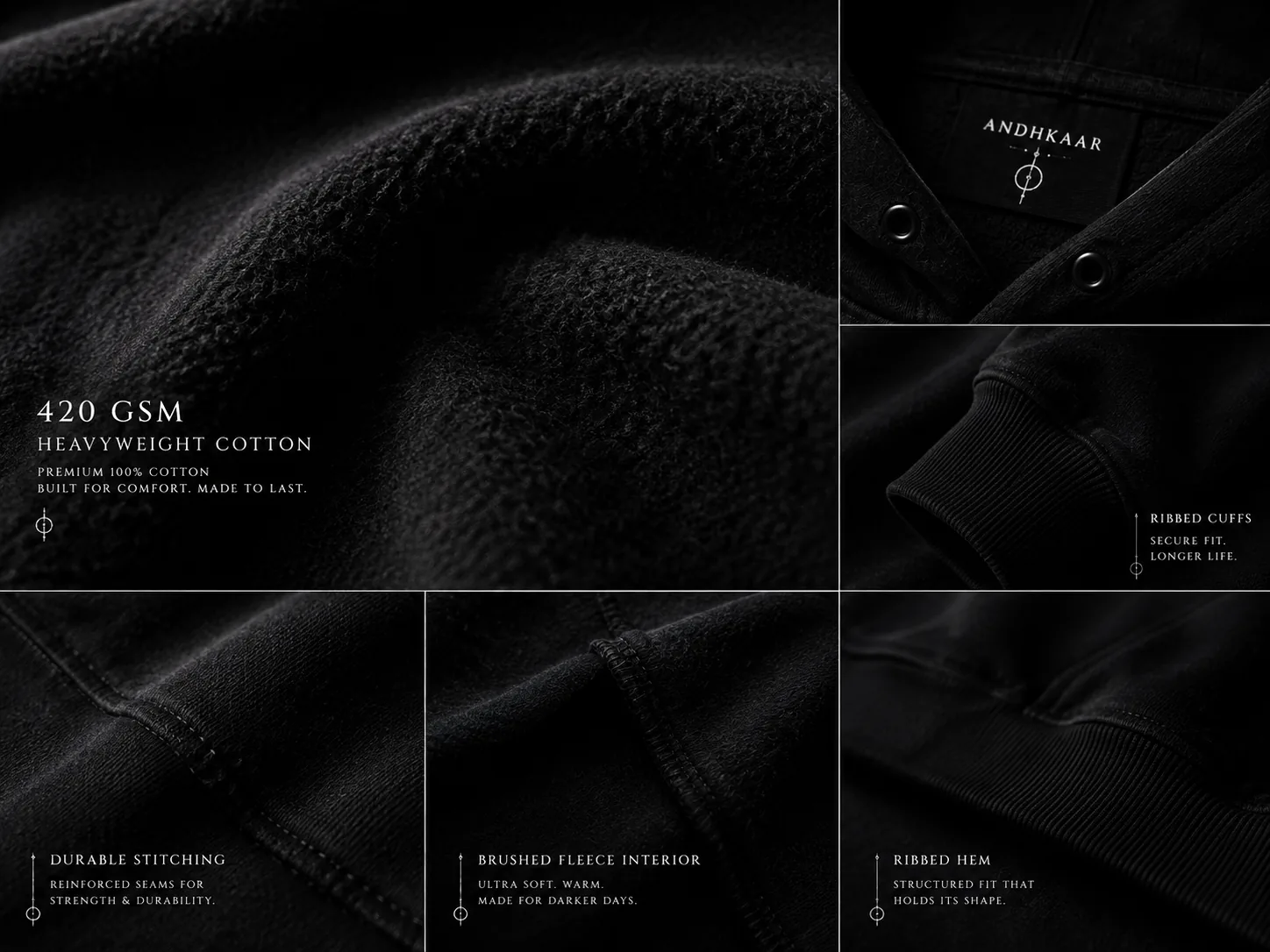 Shunya hoodie — fabric