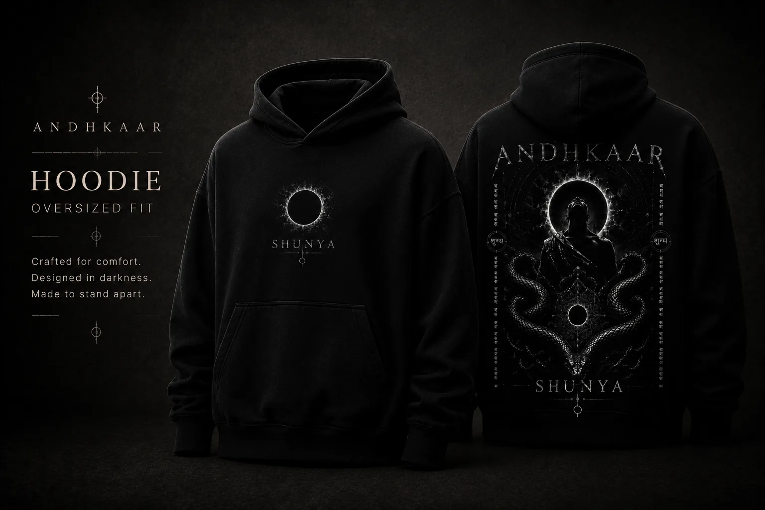 Shunya hoodie — construction